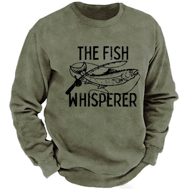 The Fish Whisperer Funny Fishing sweatshirts