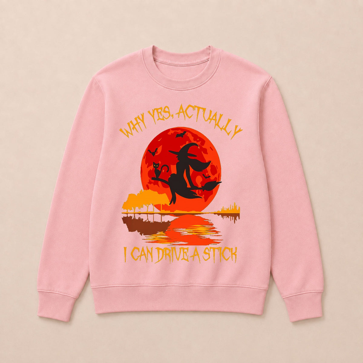 Why Yes Actually I Can Drive A Stick Halloween Sweatshirts