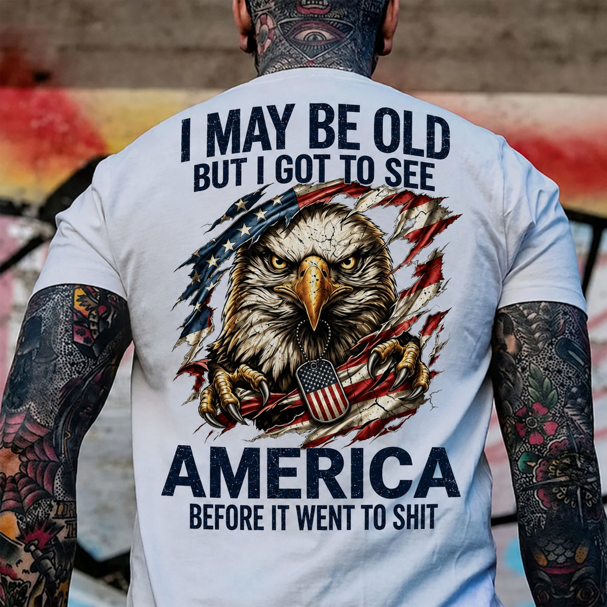 I May Be Old But I Got To See America Custom Year T-shirt