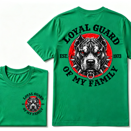 Custom EST Year Pitbull Loyal Guard Of My Family Tee