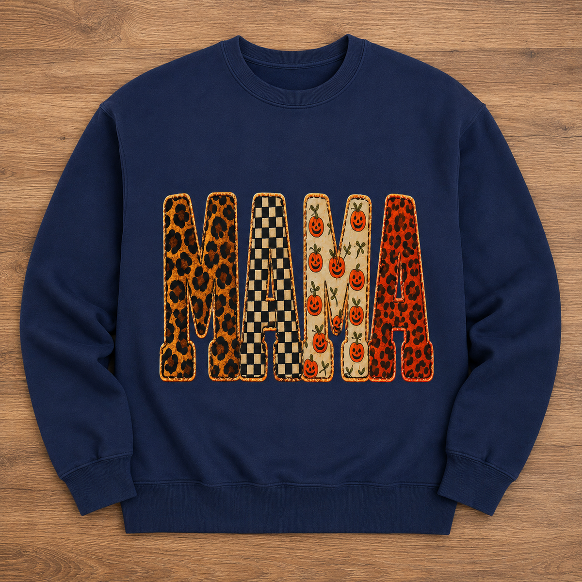 Mama Halloween Casual Loose Sweatshirts