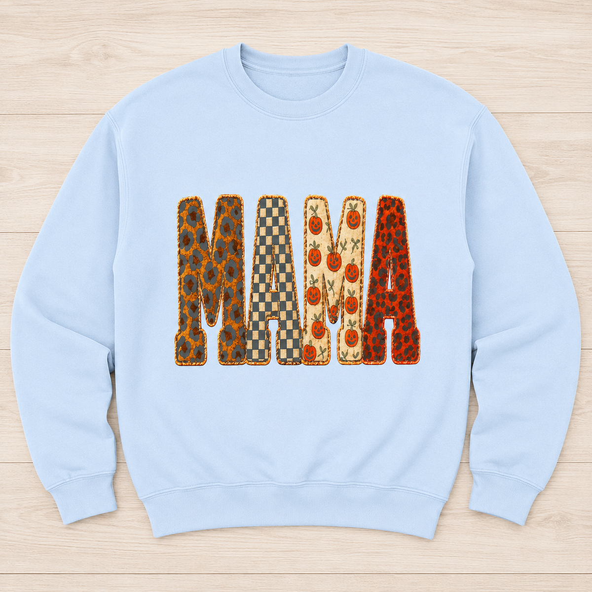 Mama Halloween Casual Loose Sweatshirts
