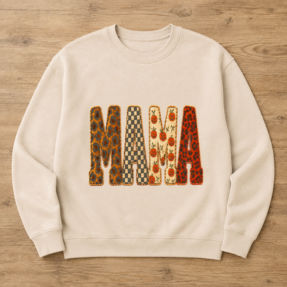 Mama Halloween Casual Loose Sweatshirts