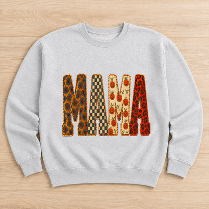 Mama Halloween Casual Loose Sweatshirts