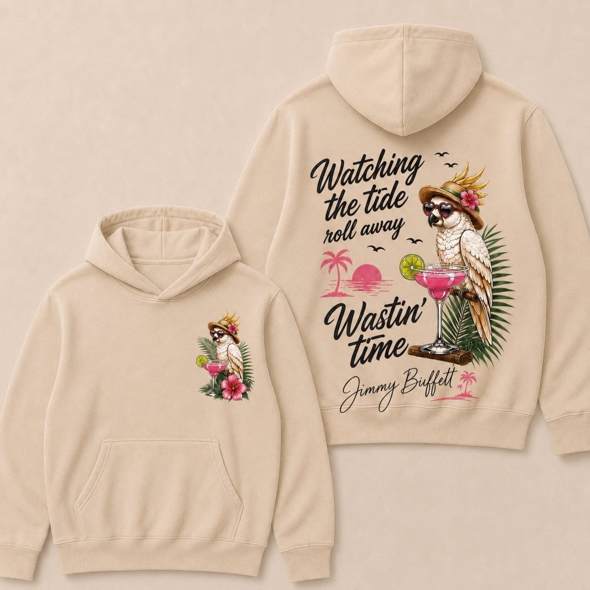 Jimmy Buffett Wasting Away Again In Margaritaville Hoodies
