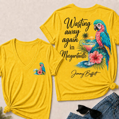Wasting Away Again in Margaritaville V-Neck T-Shirt