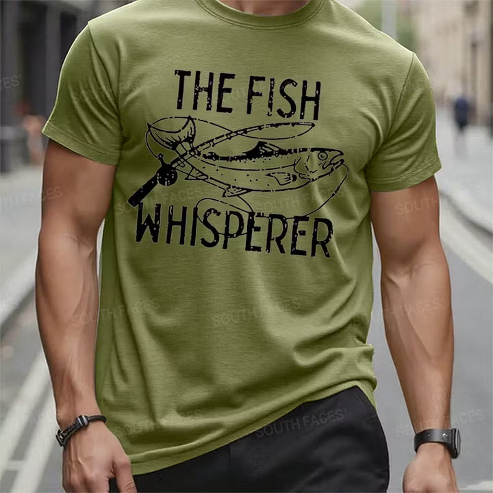 The Fish Whisperer Funny Fishing T-shirt