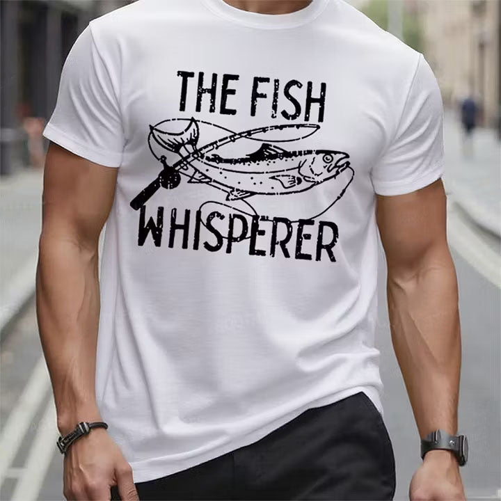 The Fish Whisperer Funny Fishing T-shirt