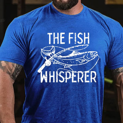 The Fish Whisperer Funny Fishing T-shirt