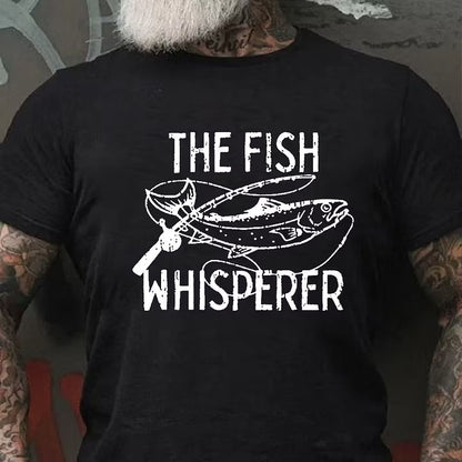 The Fish Whisperer Funny Fishing T-shirt