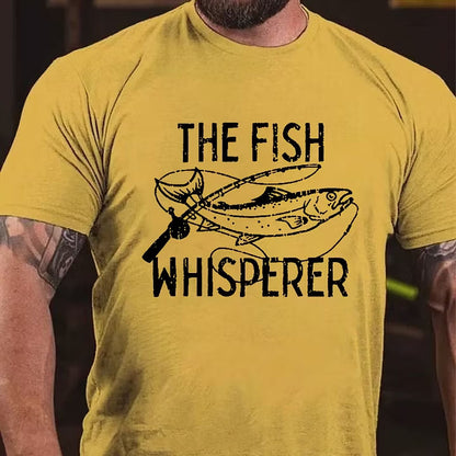 The Fish Whisperer Funny Fishing T-shirt