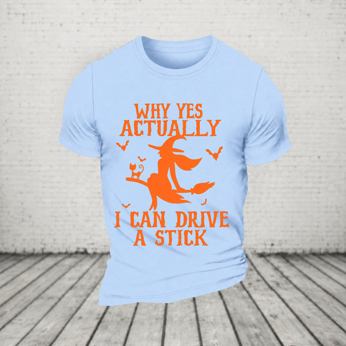 Halloween Why Yes Actually I Can Drive A Stick Casual Loose T-Shirt