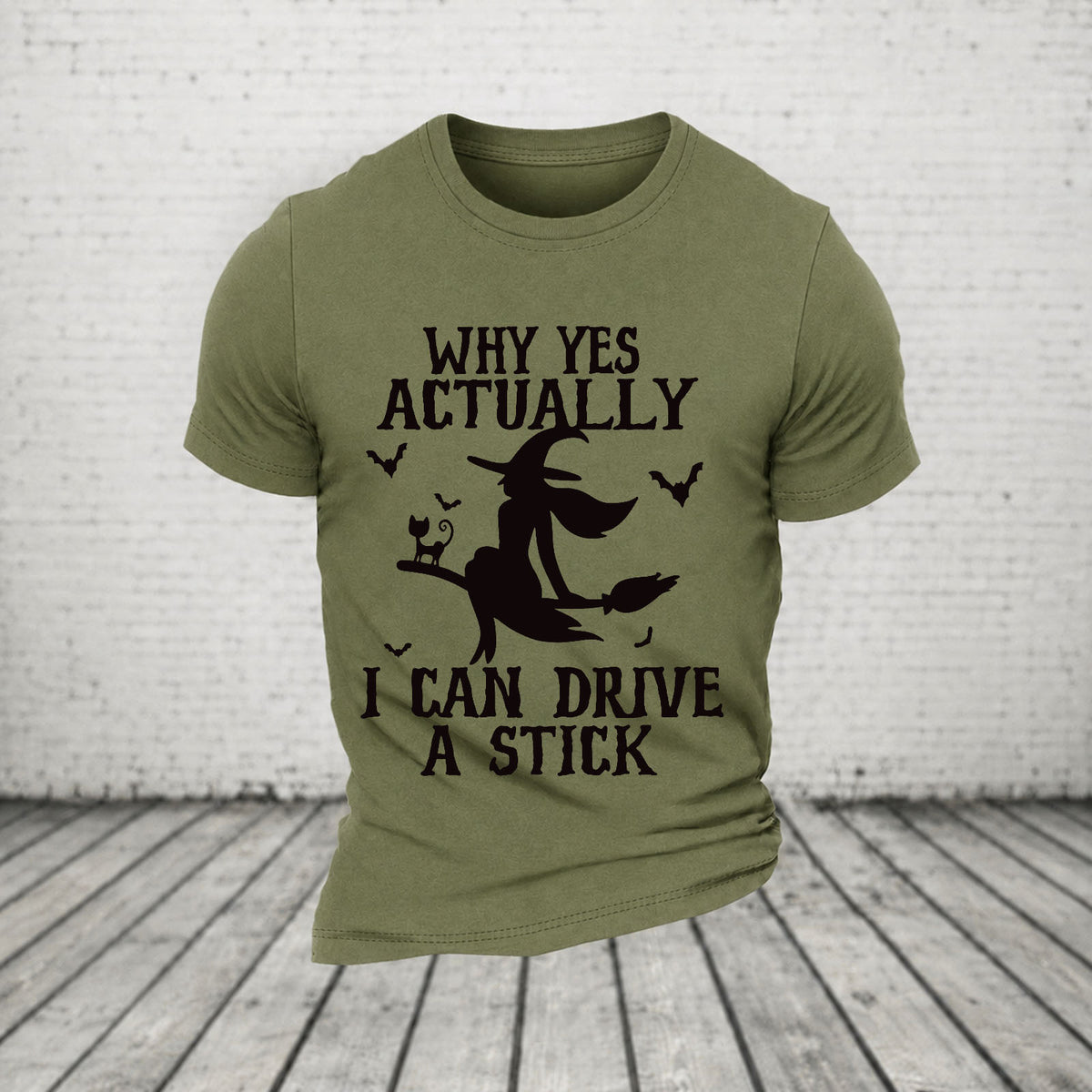 Halloween Why Yes Actually I Can Drive A Stick Casual Loose T-Shirt