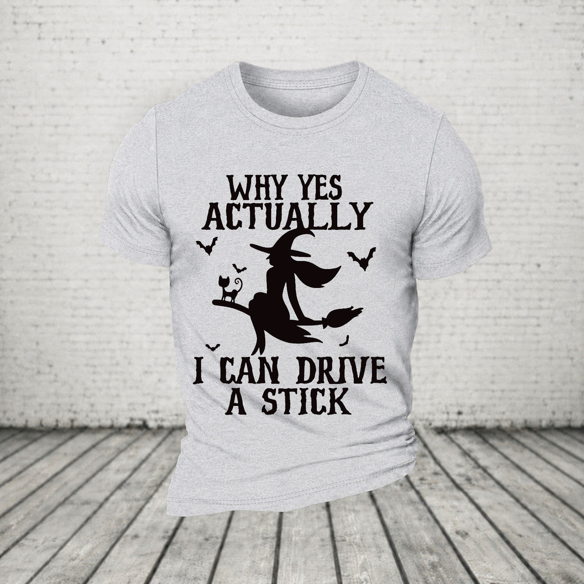 Halloween Why Yes Actually I Can Drive A Stick Casual Loose T-Shirt