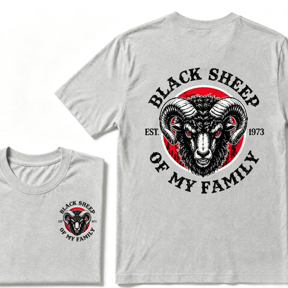BLACK SHEEP OF MY FAMILY Custom Est.Year T-Shirt