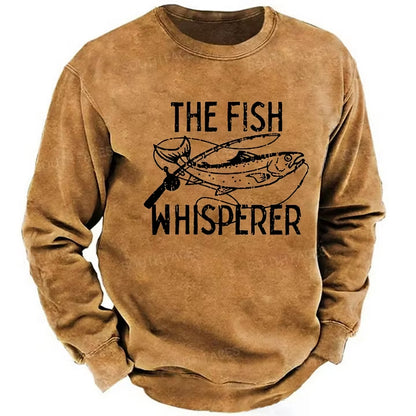 The Fish Whisperer Funny Fishing sweatshirts