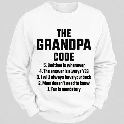 The Grandpa Code Casual Loose Sweatshirts