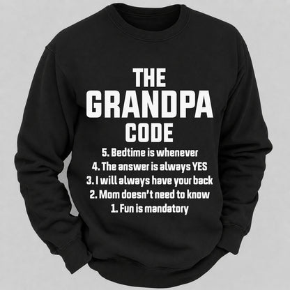 The Grandpa Code Casual Loose Sweatshirts