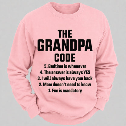 The Grandpa Code Casual Loose Sweatshirts