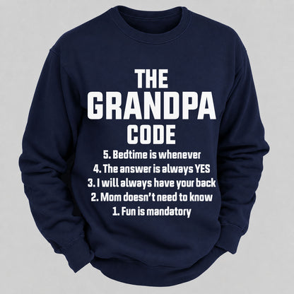 The Grandpa Code Casual Loose Sweatshirts