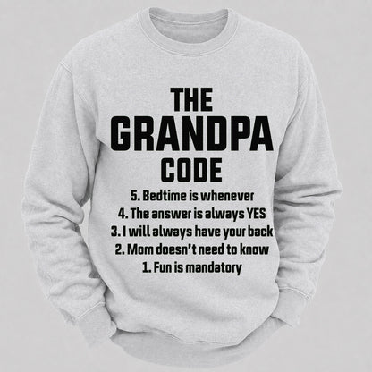 The Grandpa Code Casual Loose Sweatshirts