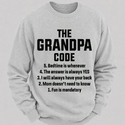 The Grandpa Code Casual Loose Sweatshirts