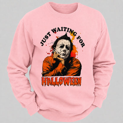 Just Waiting For Halloween Casual Loose Sweatshirts