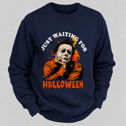 Just Waiting For Halloween Casual Loose Sweatshirts