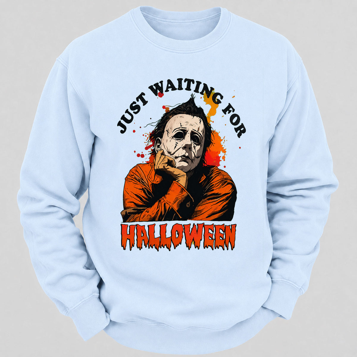 Just Waiting For Halloween Casual Loose Sweatshirts