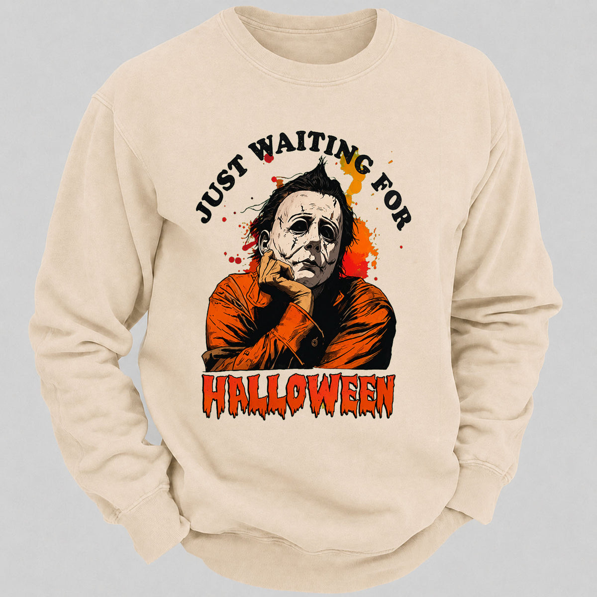 Just Waiting For Halloween Casual Loose Sweatshirts