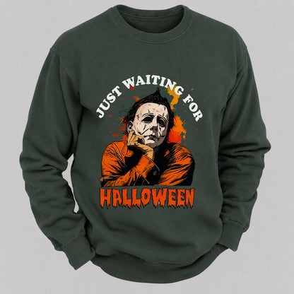 Just Waiting For Halloween Casual Loose Sweatshirts