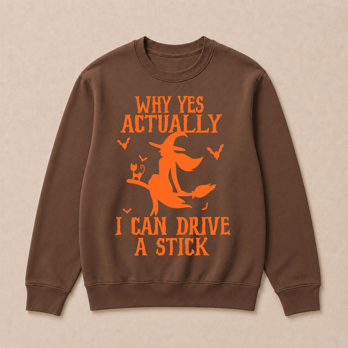 Halloween Why Yes Actually I Can Drive A Stick Sweatshirts