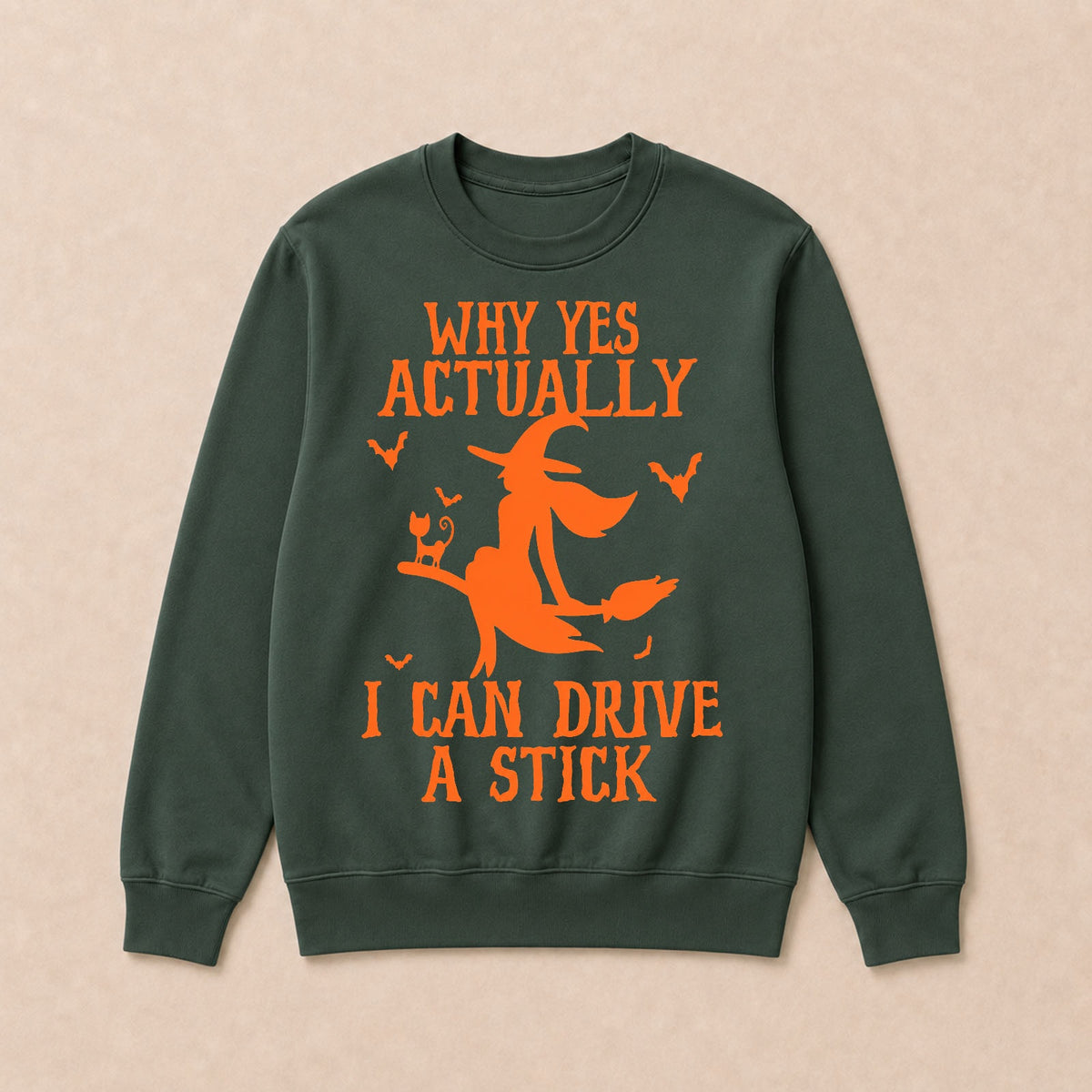 Halloween Why Yes Actually I Can Drive A Stick Sweatshirts