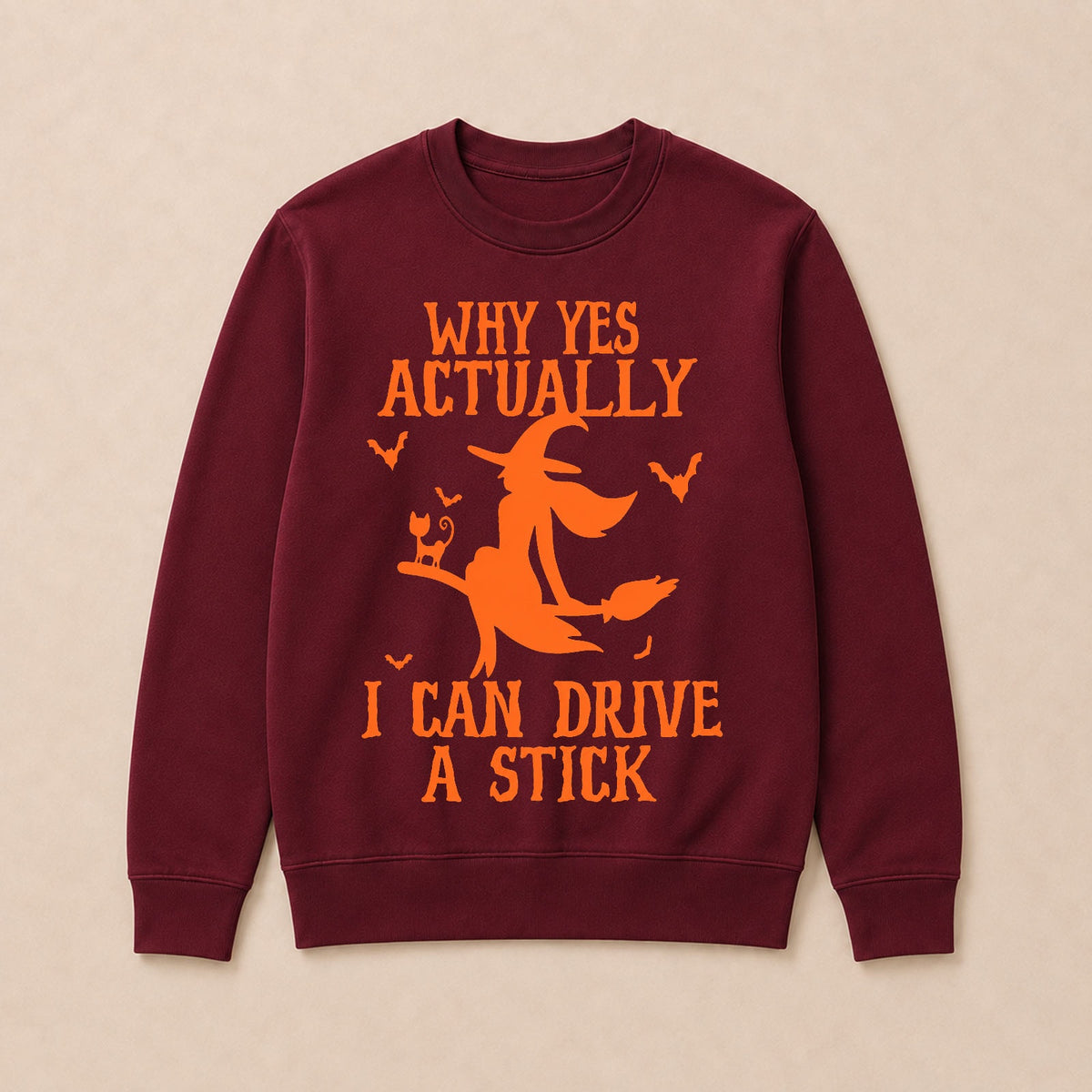Halloween Why Yes Actually I Can Drive A Stick Sweatshirts