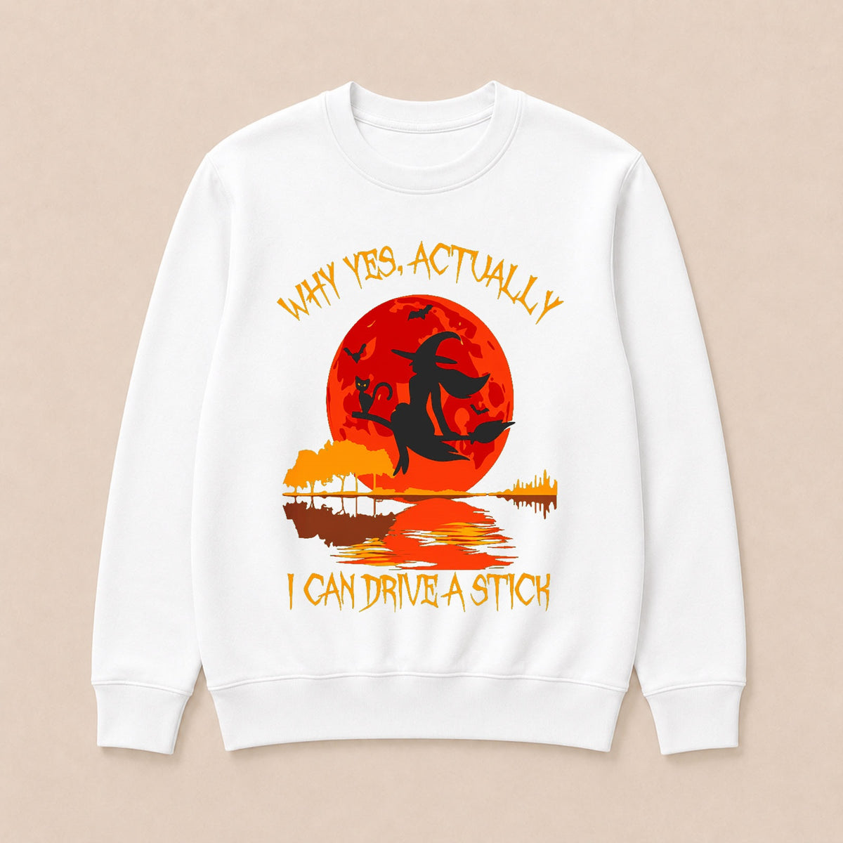 Why Yes Actually I Can Drive A Stick Halloween Sweatshirts