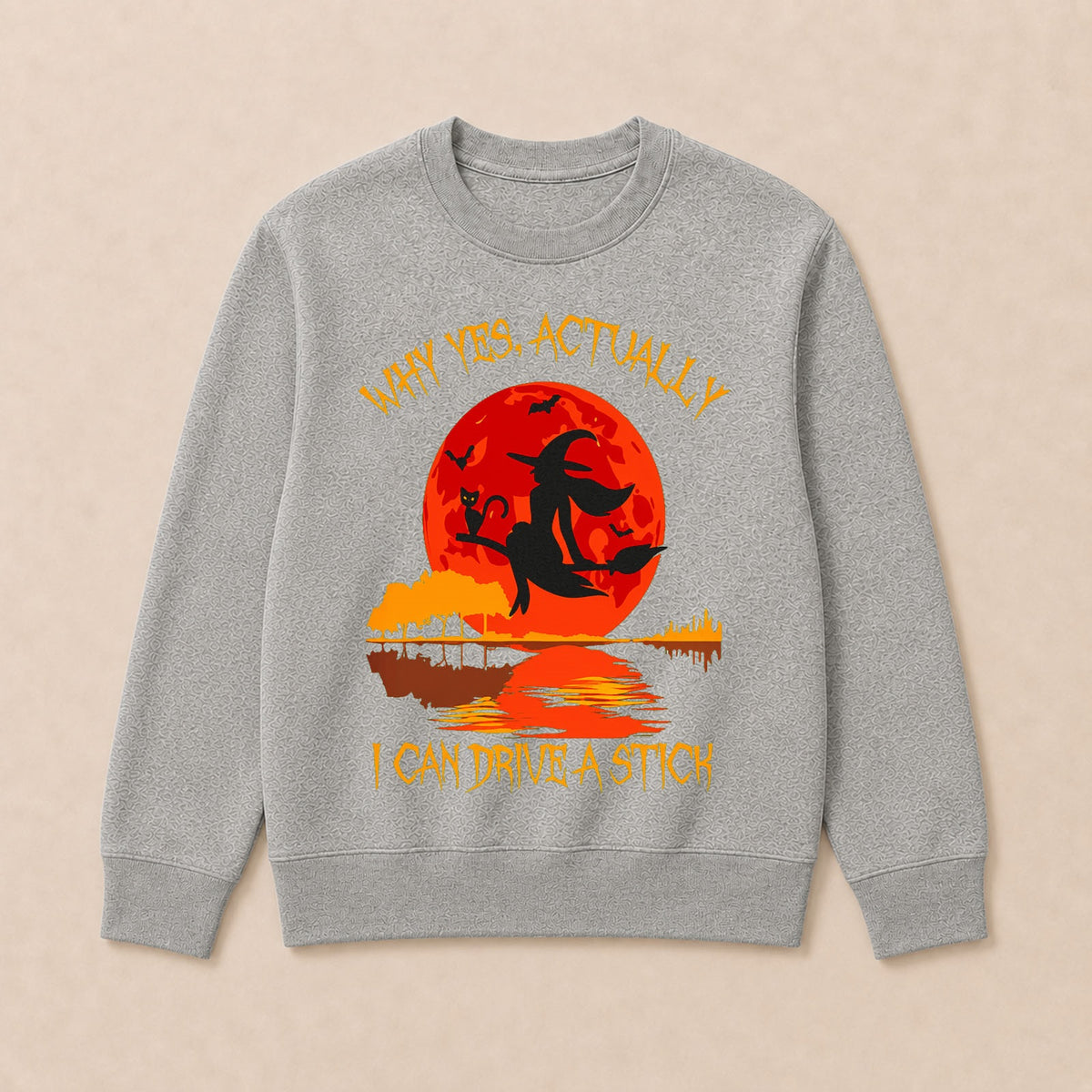 Why Yes Actually I Can Drive A Stick Halloween Sweatshirts