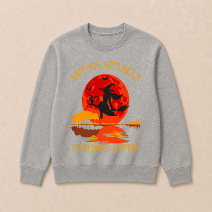 Why Yes Actually I Can Drive A Stick Halloween Sweatshirts