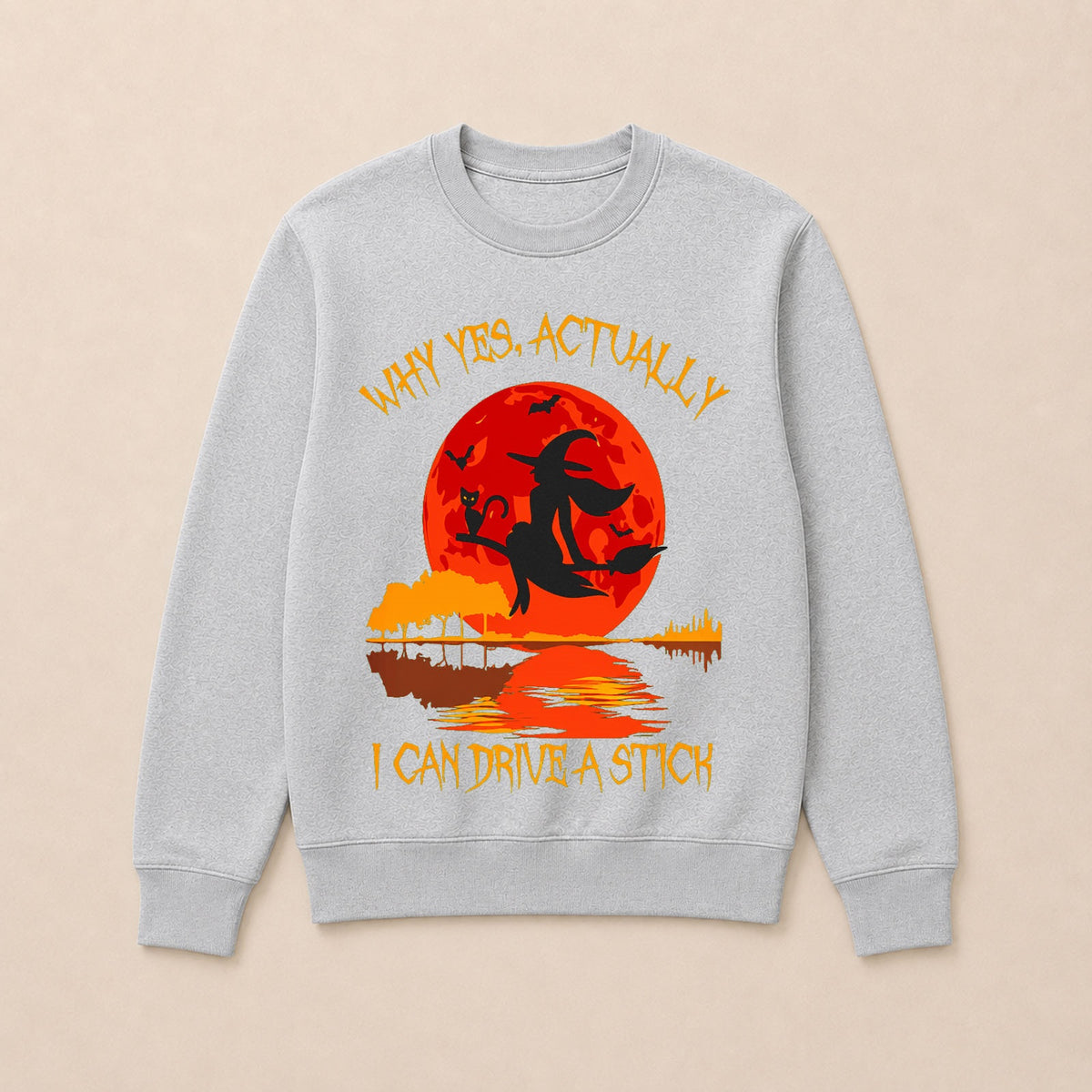 Why Yes Actually I Can Drive A Stick Halloween Sweatshirts