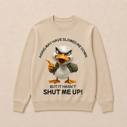 Men's Sarcastic Funny Slang Short Sleeve Sweatshirts